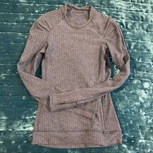 Lululemon Herringbone Long Sleeve Pull Over